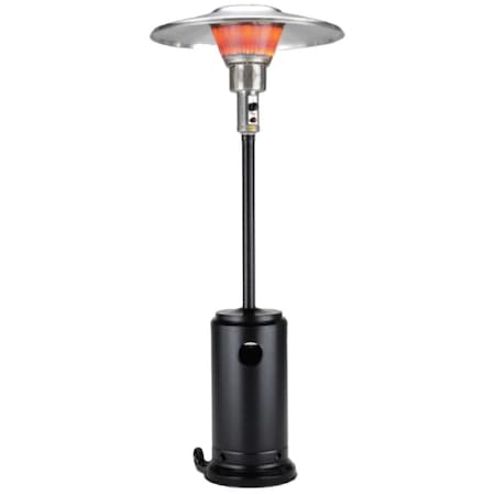 Hiland Commercial Patio Heater in Black BURN-2400-BLK